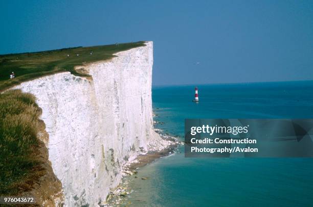 White cliffs of Beachy Head, East Sussex, UK.