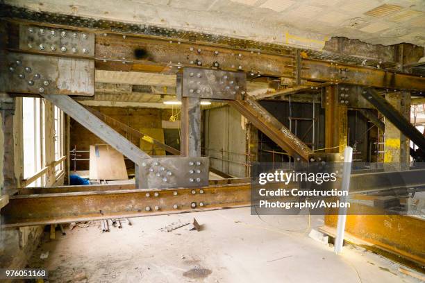 Construction of 14 Cornhill / 71 Lombard Street Built in 1929 for Lloyds as their HQ, London, UK.