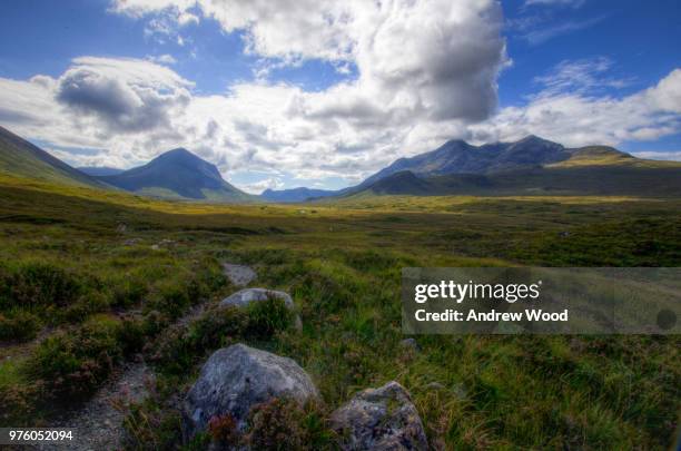 the cuillins - cuillins foto e immagini stock