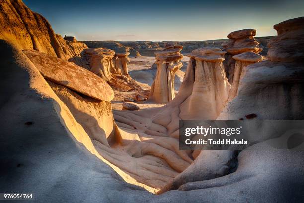 ah-shi-sle-pah wilderness study area hoodoos, san juan county, new mexico, usa - nm stock pictures, royalty-free photos & images