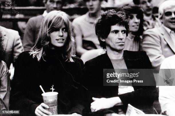 Keith Richards and Patti Hansen circa 1978 in New York.