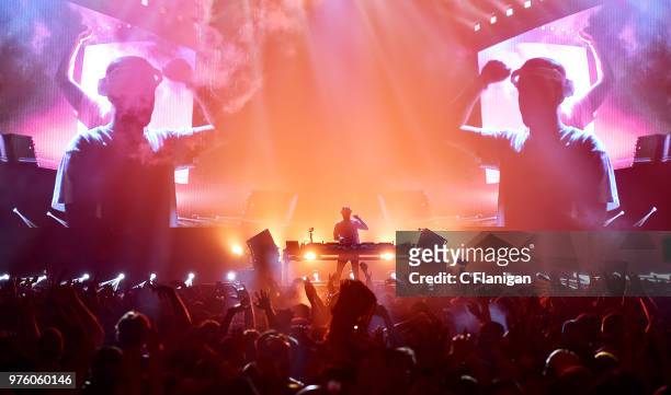Producer Alesso performs at the Bill Graham Civic Auditorium on June 15, 2018 in San Francisco, California.