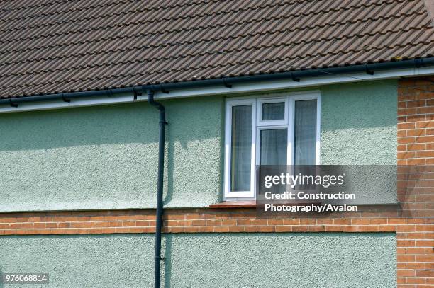 Detail of a PVC window.