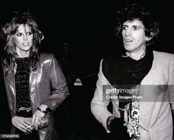 Keith Richards and Patti Hansen circa 1980 in New York.