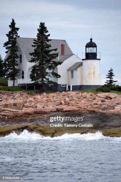 light house bar harbor, maine - tammy bar stock pictures, royalty-free photos & images
