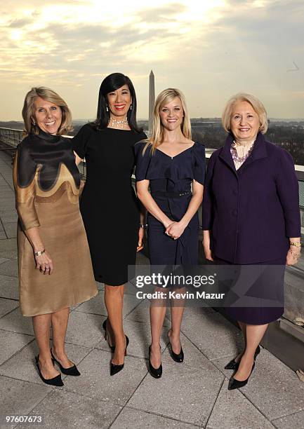 Exclusive* Carol Kurzig, President of the Avon Foundation for Women and Melanne Verveer, Ambassador-at-Large for Global Womens Issues join Avon...