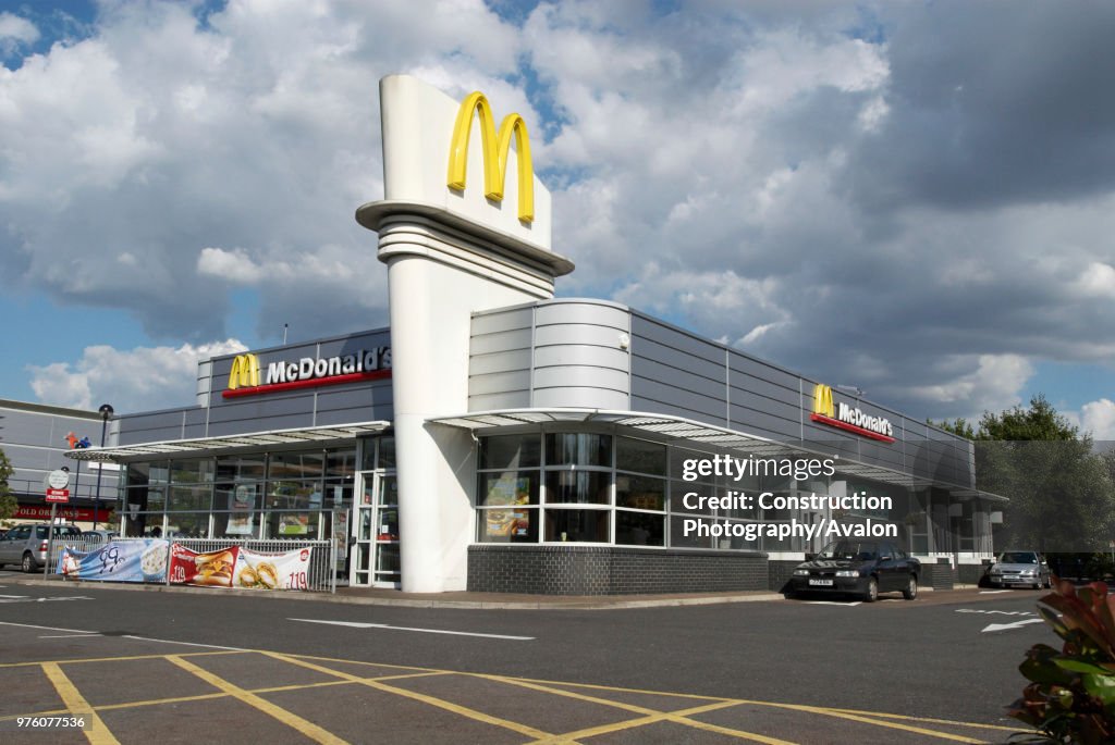 McDonalds restaurant, Ipswich, UK