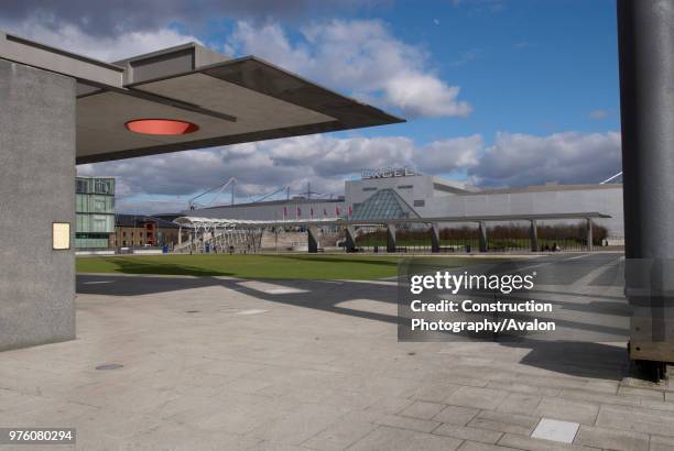 Excel Centre at Royal Victoria Dock, East London, UK.