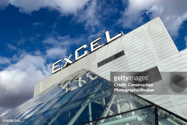 Excel Centre at Royal Victoria Dock, East London, UK.
