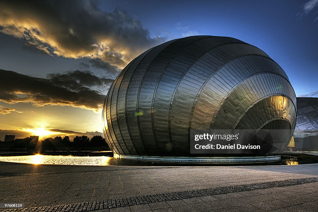 Glasgow Imax Sunset