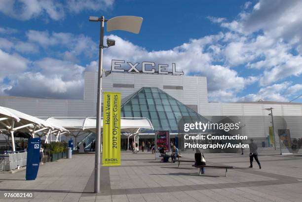 Excel Centre at Royal Victoria Dock, East London, UK.