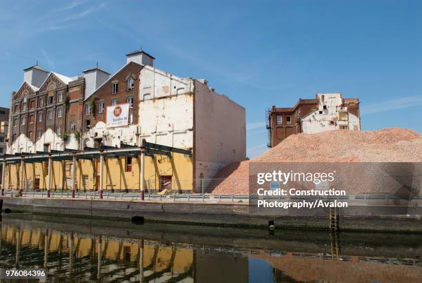 Demolition for New Marina Development, Ipswich, UK.