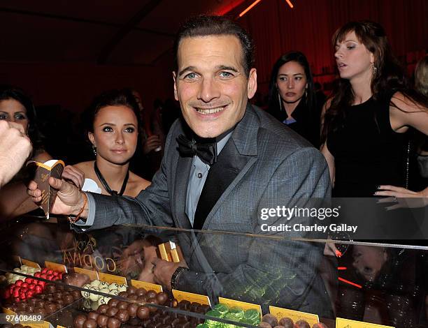 Phillip Bloch with Godiva at the 18th Annual Elton John AIDS Foundation Oscar party held at Pacific Design Center on March 7, 2010 in West Hollywood,...