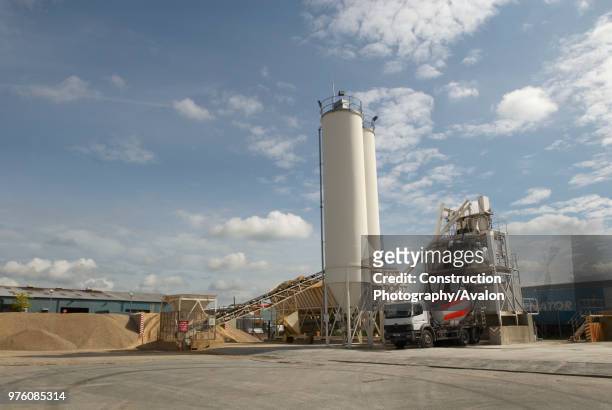 Cement works, Ipswich, Suffolk, UK.