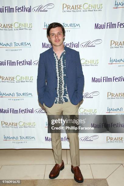 Nick Robinson attends the 2018 Maui Film Festival on June 14, 2018 in Wailea, Hawaii.