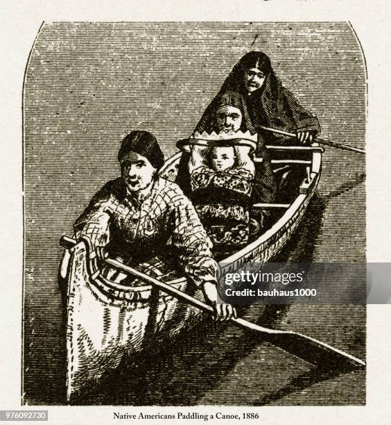 Native Rafts 186 Natives Rowing Canoe Stock Photos, High-Res Pictures, and Images ...
