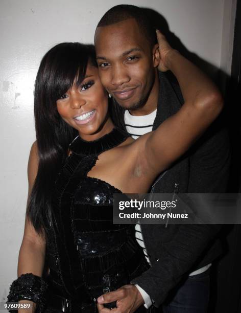 LeToya Luckett and AJ Crimson attend MBK Entertainment's We Got The Next Showcase Part II at the Highline Ballroom on March 9, 2010 in New York City.