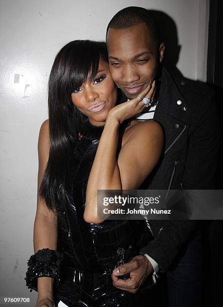 LeToya Luckett and AJ Crimson attend MBK Entertainment's We Got The Next Showcase Part II at the Highline Ballroom on March 9, 2010 in New York City.