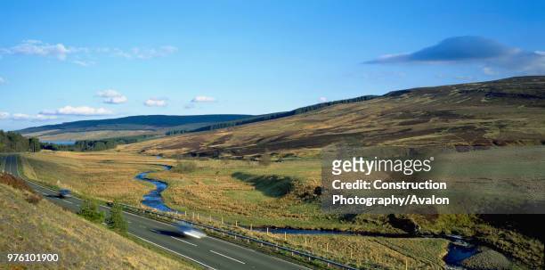 Cheviot Hills, The Borders between England and Scotland, United Kingdom.
