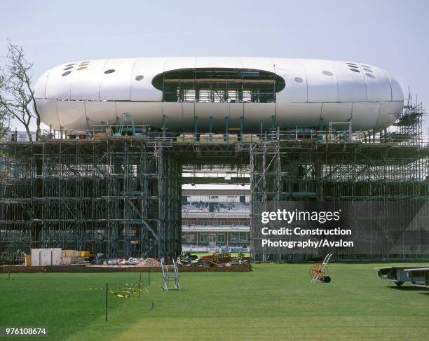 Construction of new media centre Lords Cricket Ground London, United Kingdom.