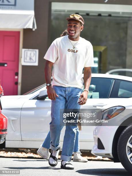 Tyler the Creator is seen on June 15, 2018 in Los Angeles, California.