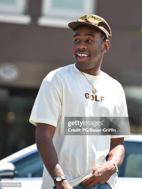 Tyler the Creator is seen on June 15, 2018 in Los Angeles, California.