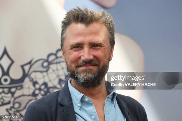 French actor Alexandre Brasseur poses during a photocall for the TV show "Demain nous appartient" as part of the 58nd Monte-Carlo Television Festival...