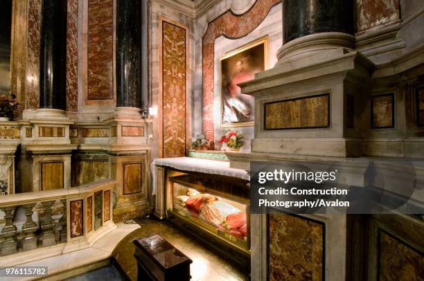 Interior of Santa Maria Maggiore, Italy.