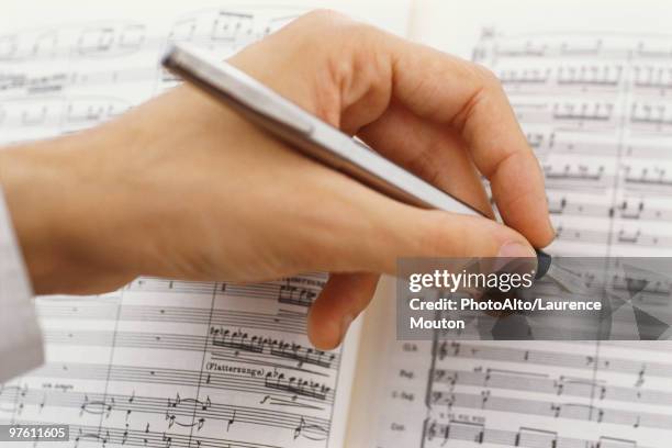 Write A Score Writing Music Score Photos and Premium High Res Pictures - Getty Images