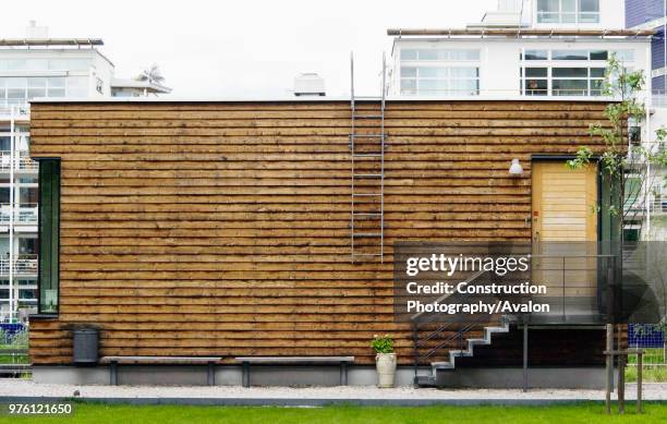 Mixed use regeneration and redevelopment scheme at Hammarby Sjostad, Stockholm, Sweden.