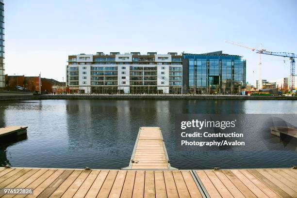 Apartments and commerical units, Grand Canal Docks, Dublin, Ireland.