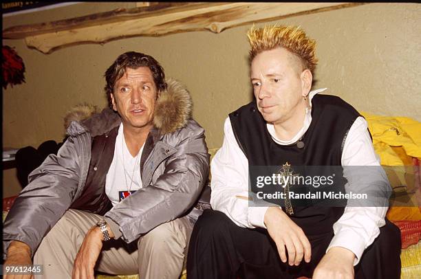 Steve Jones and John Lydon of Sex Pistols