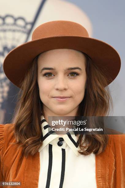 Renee Felice Smith from the serie "NCIS LA" attends a photocall during the 58th Monte Carlo TV Festival on June 16, 2018 in Monte-Carlo, Monaco.