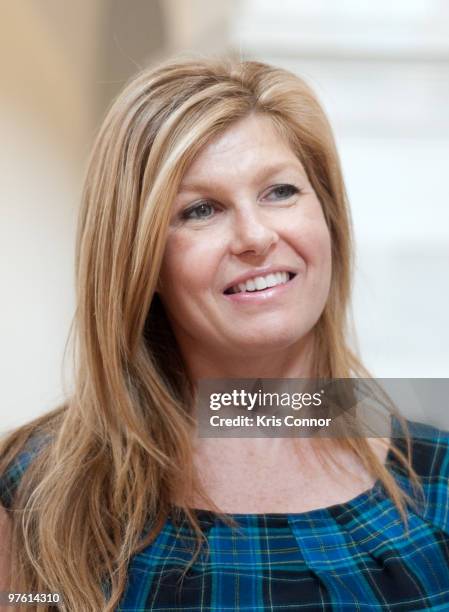 Connie Britton attends the opening of "Women Who Go Beyond: Success Stories From Africa" exhibit at Russell Senate Office Building on March 10, 2010...