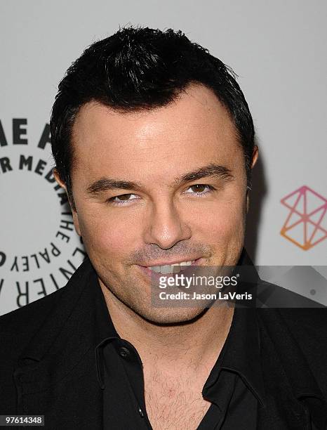Seth MacFarlane attends the "Seth MacFarlane & Friends" event at the 27th Annual PaleyFest at Saban Theatre on March 9, 2010 in Beverly Hills,...