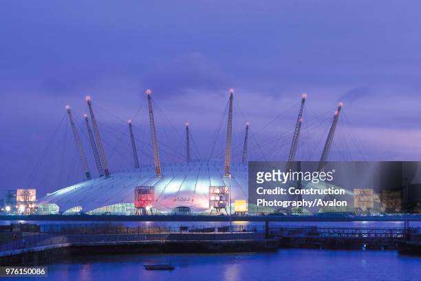 Millennium Dome, London, United Kingdom, Designed by Richard Rogers Partnership,.