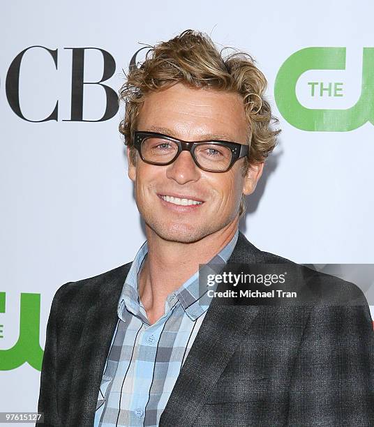 Simon Baker arrives to the 2009 TCA Summer Tour for CBS, CW and Showtime party held at The Huntington Library on August 3, 2009 in San Marino,...