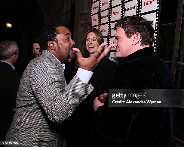 Lee Daniels, Catherine Bigelow and Quentin Tarantino at Entertainment Weekly's Party to Celebrate the Best Director Oscar Nominees held at Chateau...