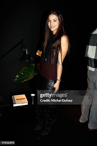 Margherita Missoni attends the Louis Vuitton Ready to Wear show as part of the Paris Womenswear Fashion Week Fall/Winter 2011 at Cour Carree du...