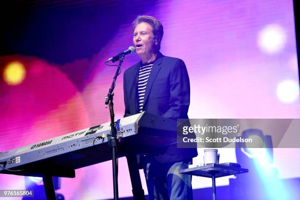Rock and Roll Hall of Fame member Robert Lamm, founding member of the classic rock band Chicago, performs onstage at The Forum on June 15, 2018 in...