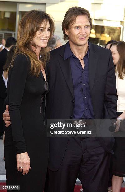 Director Kathryn Bigelow and Liam Neeson