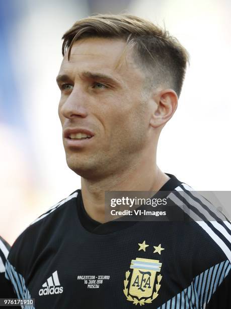 Lucas Biglia of Argentina during the 2018 FIFA World Cup Russia group D match between Argentina and Iceland at the Spartak Stadium on June 16, 2018...