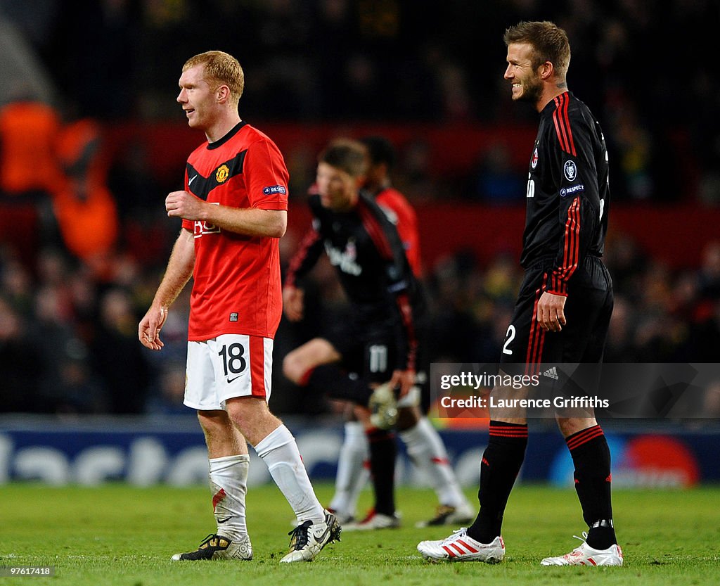 Manchester United v AC Milan - UEFA Champions League