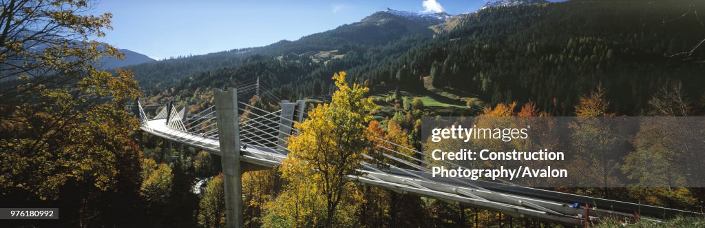 Viaduct Sunegg (near the village of Klosters) - Swiss Alps - canton of Grisons - Switzerland