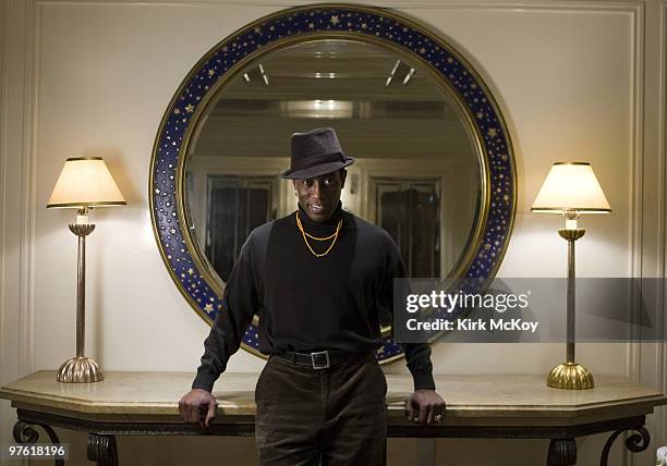 Actor Wesley Snipes poses for a portrait session on March 3 Santa Monica, CA. Published Image. CREDIT MUST READ: Kirk McKoy/Los Angeles Times/Contour...