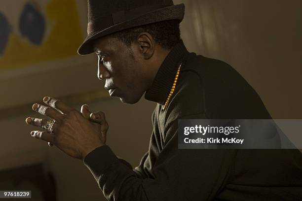 Actor Wesley Snipes poses for a portrait session on March 3 Santa Monica, CA. Published Image. CREDIT MUST READ: Kirk McKoy/Los Angeles Times/Contour...