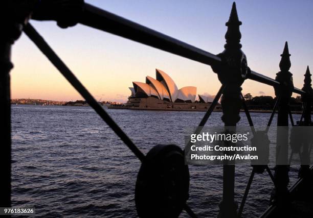 Opera house at evening - city of Sydney - Australia.