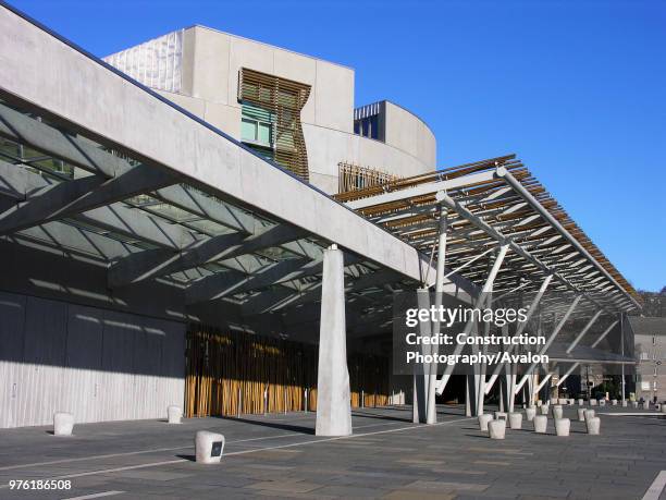 Scottish Parliament Building, Edinburgh, Scotland.