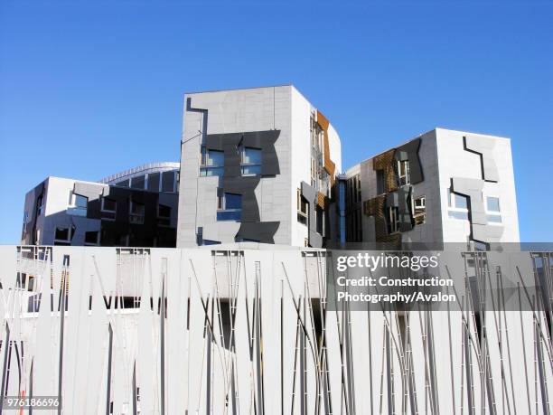 Scottish Parliament Building, Edinburgh, Scotland.