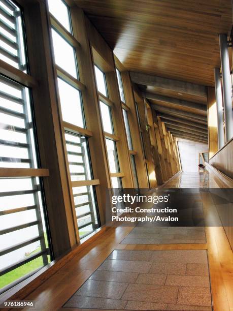 Scottish Parliament Building, Edinburgh, Scotland.